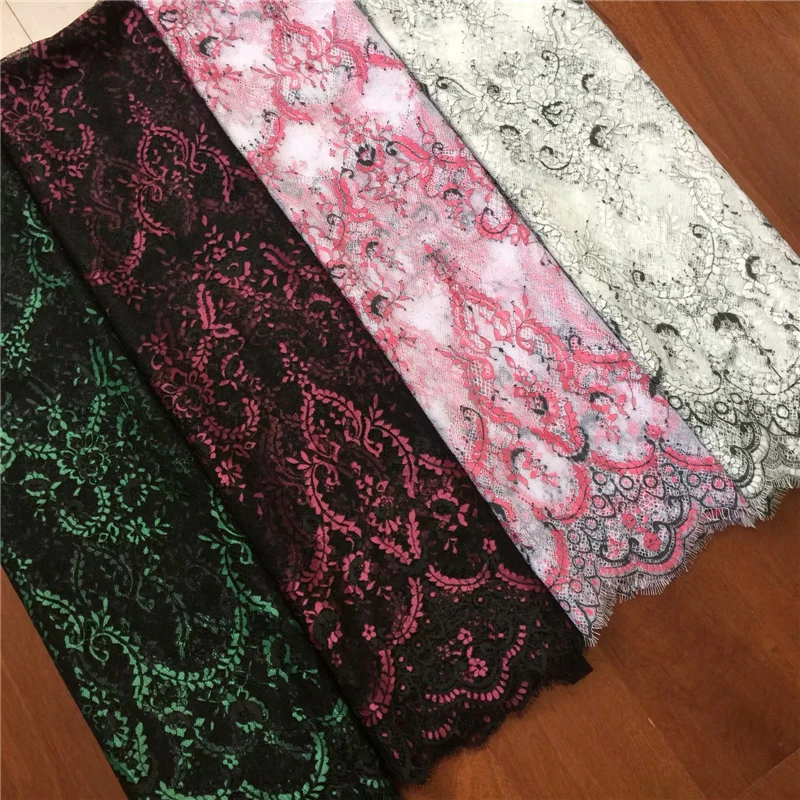 Новинка французская кружевная ткань с ресничками сделай сам изысканная вышивка