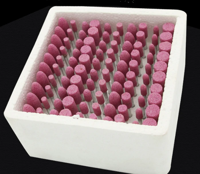 100 шт смешанный стоматологический точечный каменный Бур 2 35 мм/3 мм цилиндрический