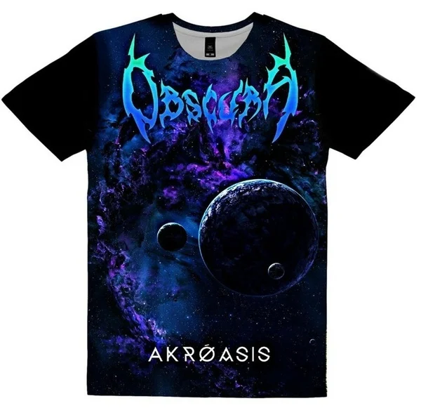 

Hot !! Newest Fashion 3D Print OBSCURA Rock T-shirts for Men/Women