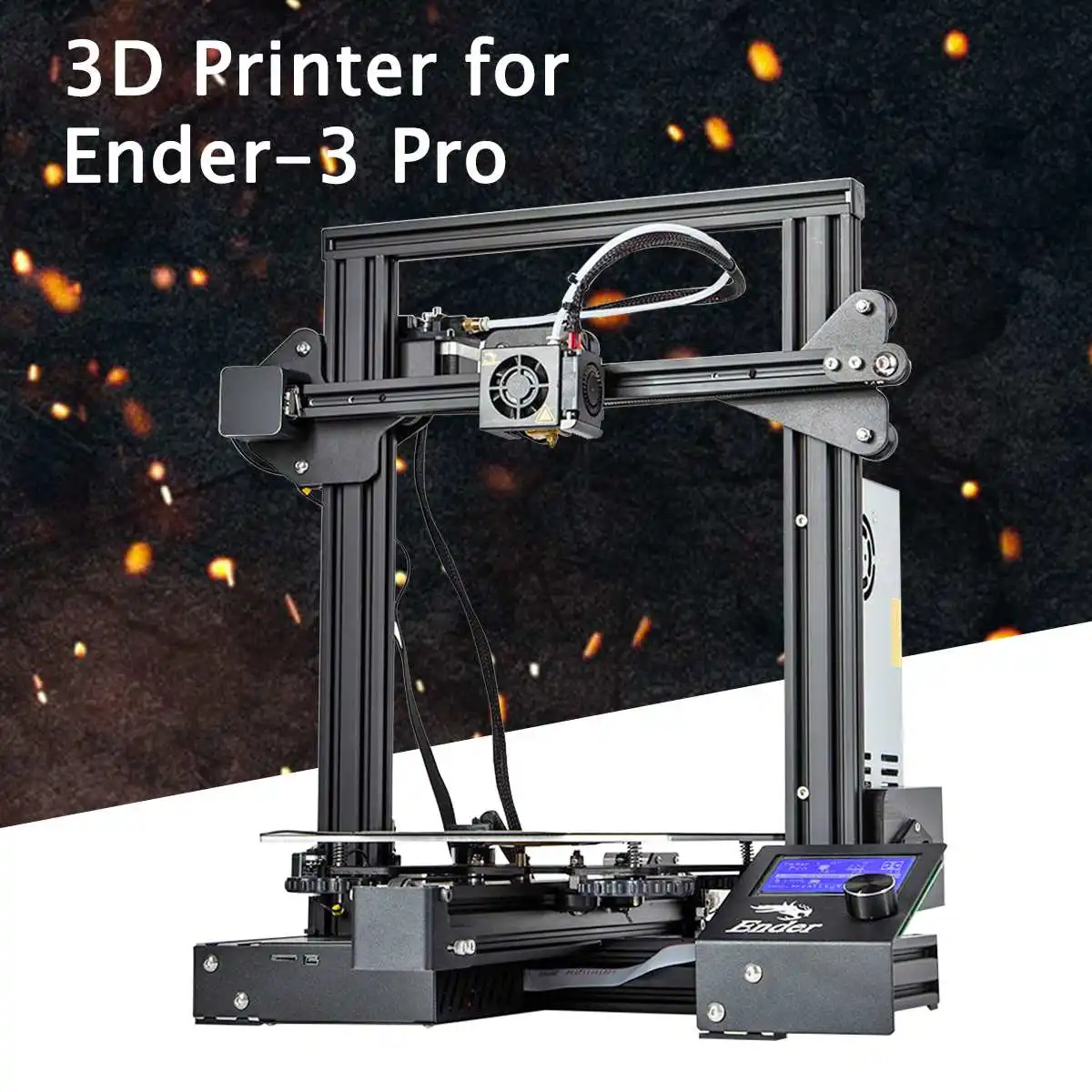 Ender 3 pro Ender-3/Ender-3 PRO 3d принтер DiY Kit v-слот I3 FDM технология MK10 экструдер 220x220x250 мм размер 3D принтер - Цвет: Ender 3 pro