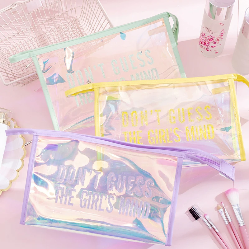 YALIAIO разноцветная декоративная косметика Чехлы лазерные косметички женские
