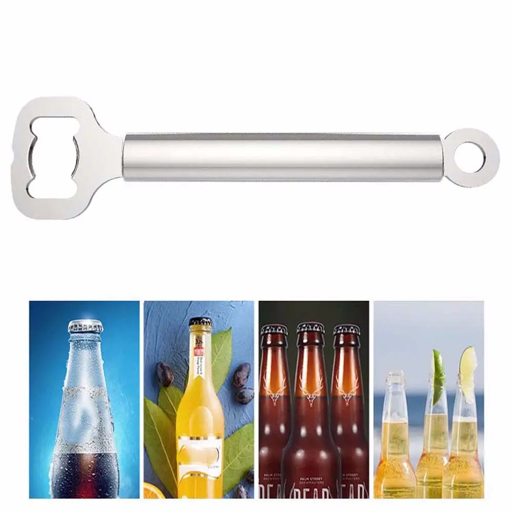 

Key Shape Stainless Steel Bottle Opener Beer Beverage Can Opener Keychain Portable Practical Bar Restaurant Kitchen Tool