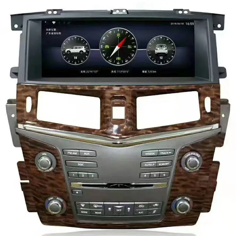 Premium 12," Tesla Android автомобильный стерео радио аудио DVD gps навигация головное устройство Sat Nav развлекательный для Nissan Patrol Infiniti QX80 - Цвет: Premium