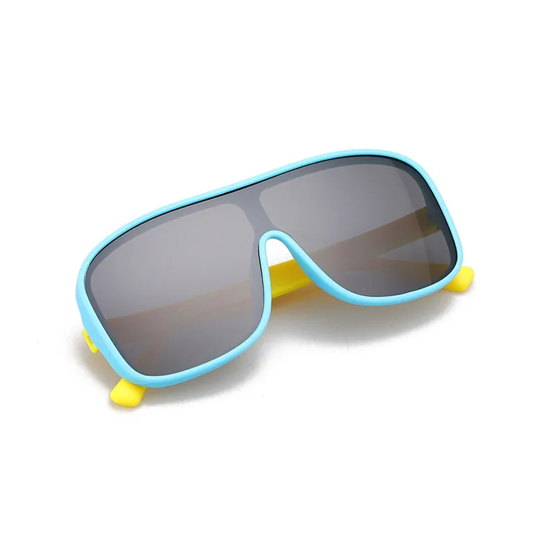 

2020 Fashion Plastic Square Kids Sunglasses Oversized Brand Designer Boys Girls Classic Vintage Children Sun Glasses UV400