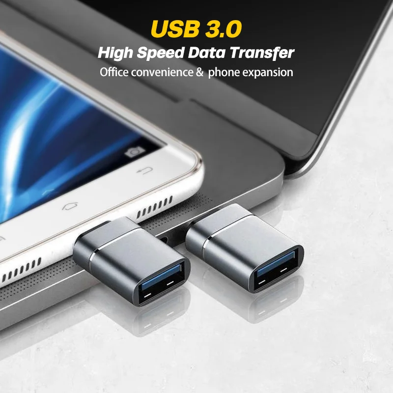 Переходник ANMONE с Type C на USB 3 0 OTG USB-C переходник папа мама для Macbook Samsung S20 Xiaomi Huawei USBC |