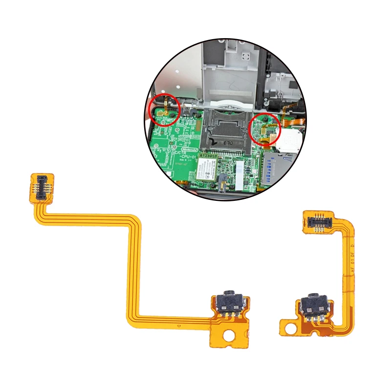 2 шт. для ремонта NS левый правый переключатель L/R Наплечная кнопка с гибким