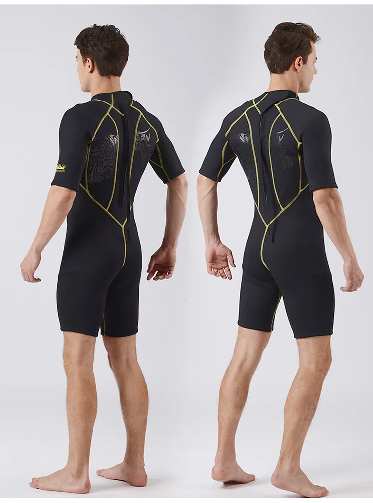 SLINX Дайвинг короткий костюм для дайвинга 3 мм неопрен гидрокостюм мужчин | Спорт и