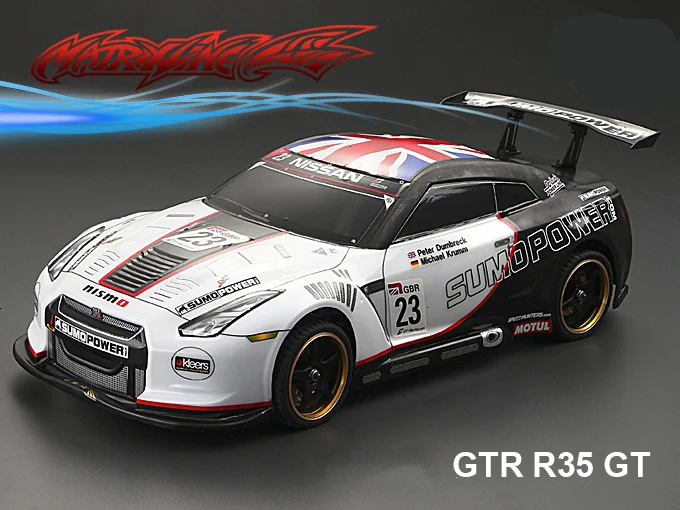 1 комплект GTR35 GT 1/10 1:10 drift RC PC корпус 195 ширина прозрачный чистый не окрашенный drift корпус RC hsp hpi trax Tamiya