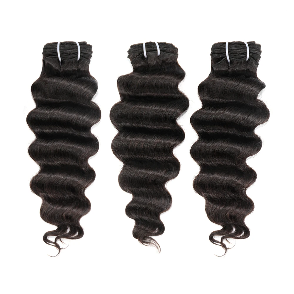 

Berry Hair Brazilian Cuticle Aligned Remy Hair Loose Wave Bundles Grade 8A Loose Deep Human Hair Bundles