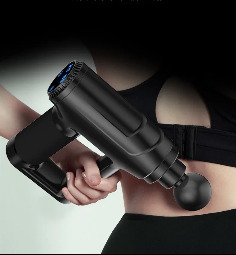 

Fascia Gun Relaxing Muscle Massage Gun Fitness Electric Mute Neck Mask Massager Fascia Relaxation Gun Massageador Corporal EM-15