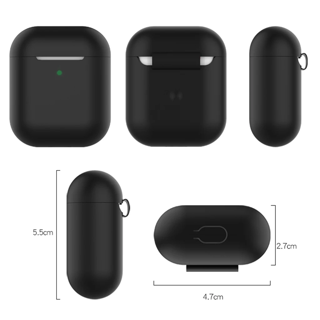Силиконовый чехол s для Airpods 1 2nd защитный наушников Apple Air pod 2 противоударный