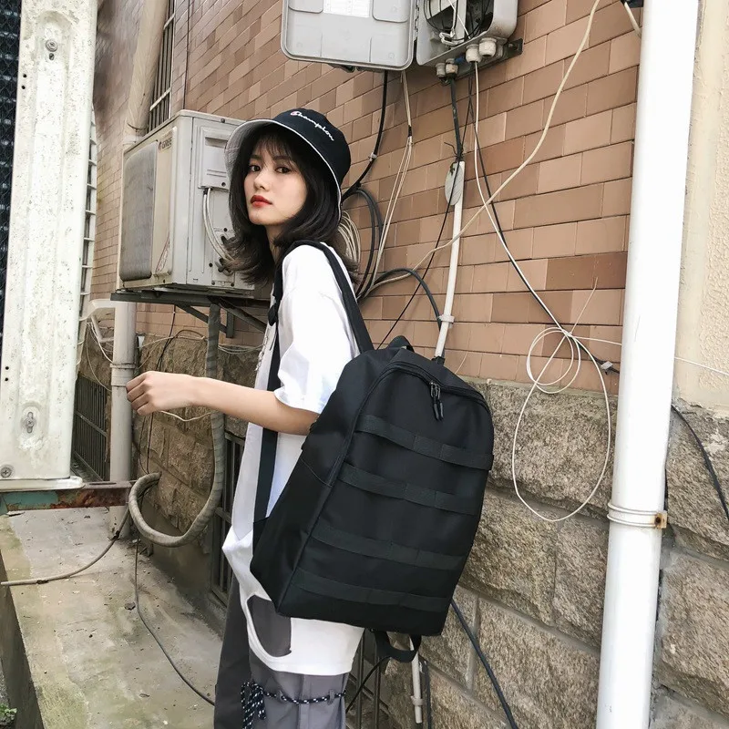 Водонепроницаемый рюкзак из ткани Оксфорд для женщин съемный дорожный ранец с