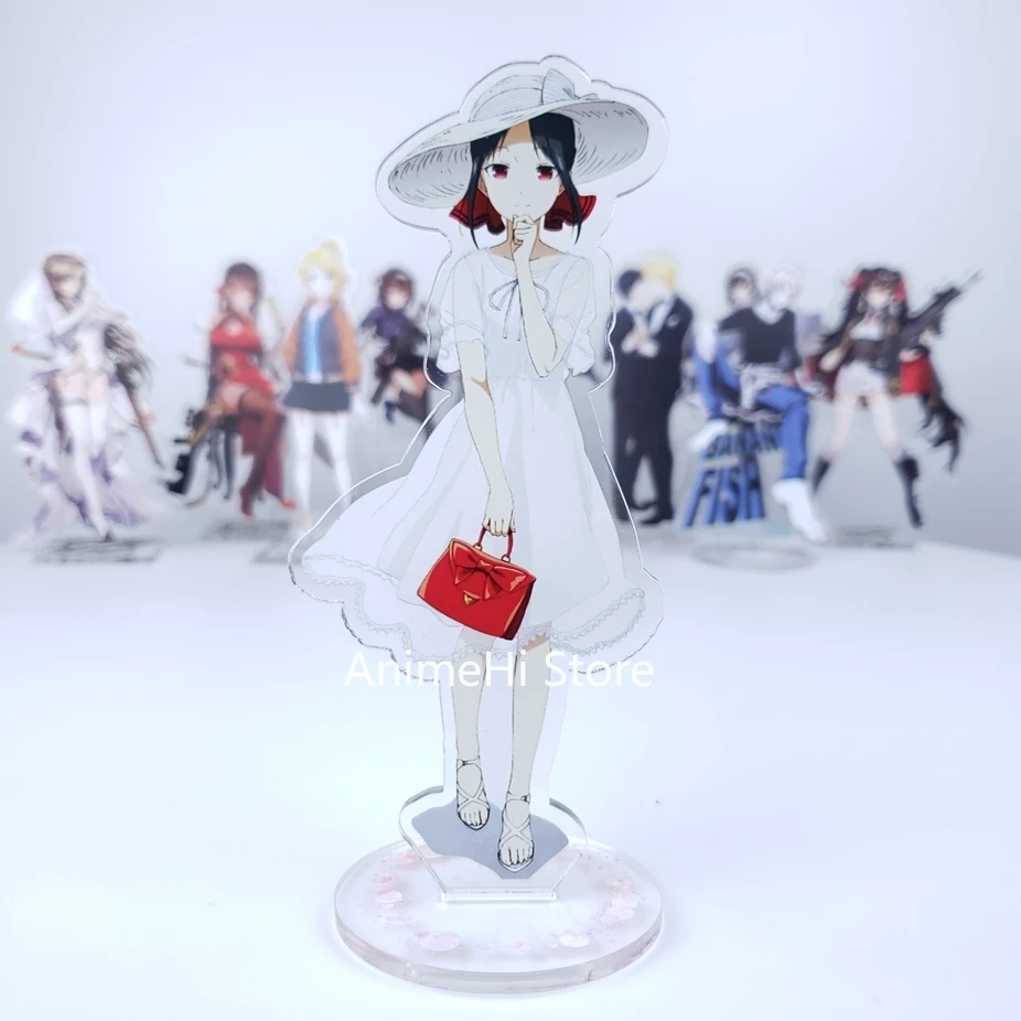 

Kaguya-sama: Love Is War action figura Anime Shinomiya Kaguya Shirogane Miyuki Fujiwara Chika acrylic dolls figure toy 15cm