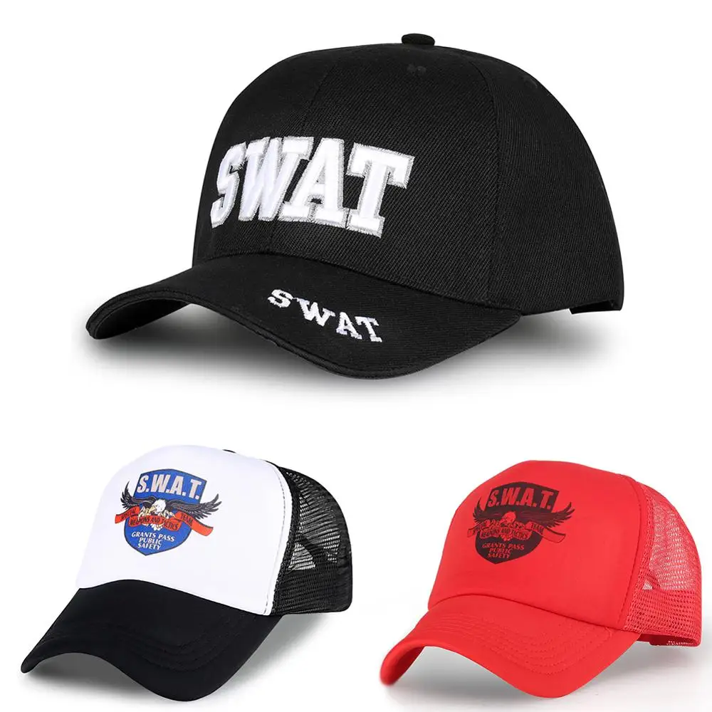Черный Бейсбол Кепки Для мужчин SWAT боевой армии США военно морской флот
