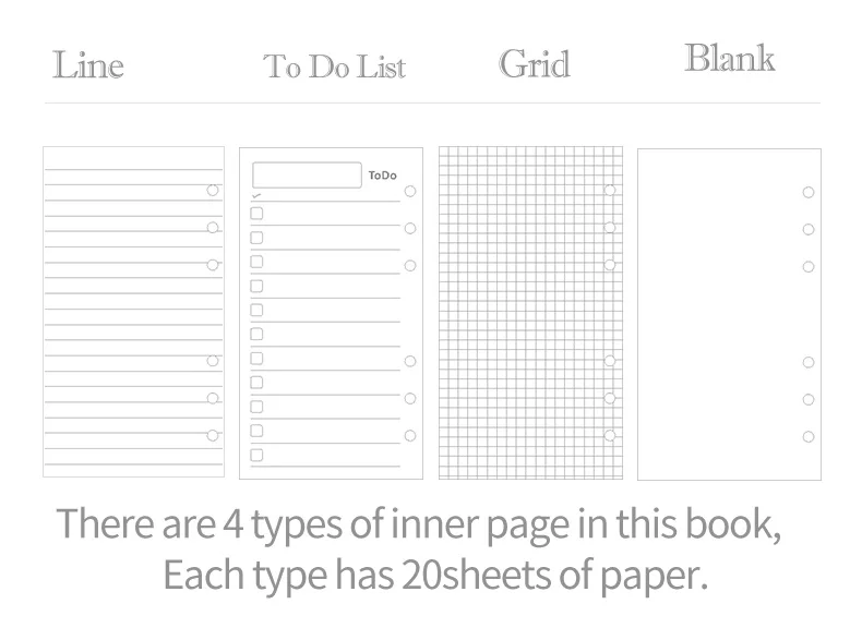 Японский Kawaii ежедневный планировщик Органайзер с распорядком дня Базовая сетка пуля журнал расписание блокнот обложка для A5 A6