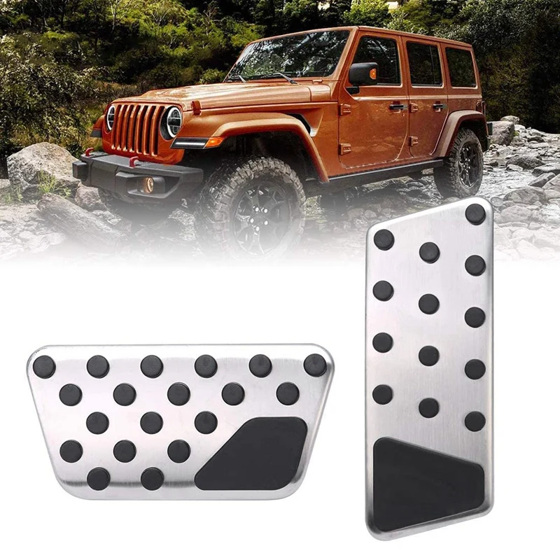Противоскользящая педаль газа и тормоза для моделей Jeep Wrangler JK JKU 2007 2017 2
