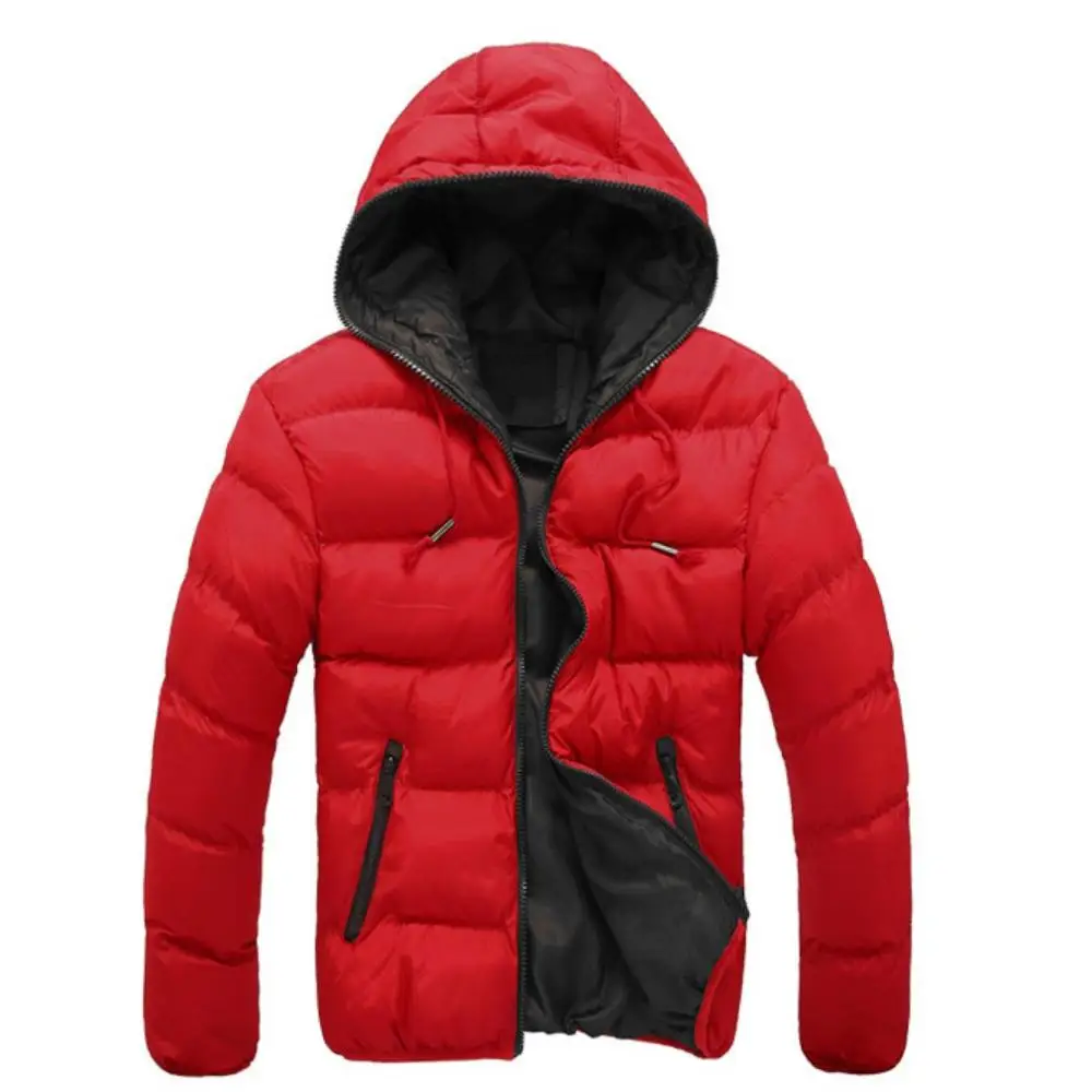 Мужская куртка двойного цвета с длинным рукавом мужская из хлопка Повседневная