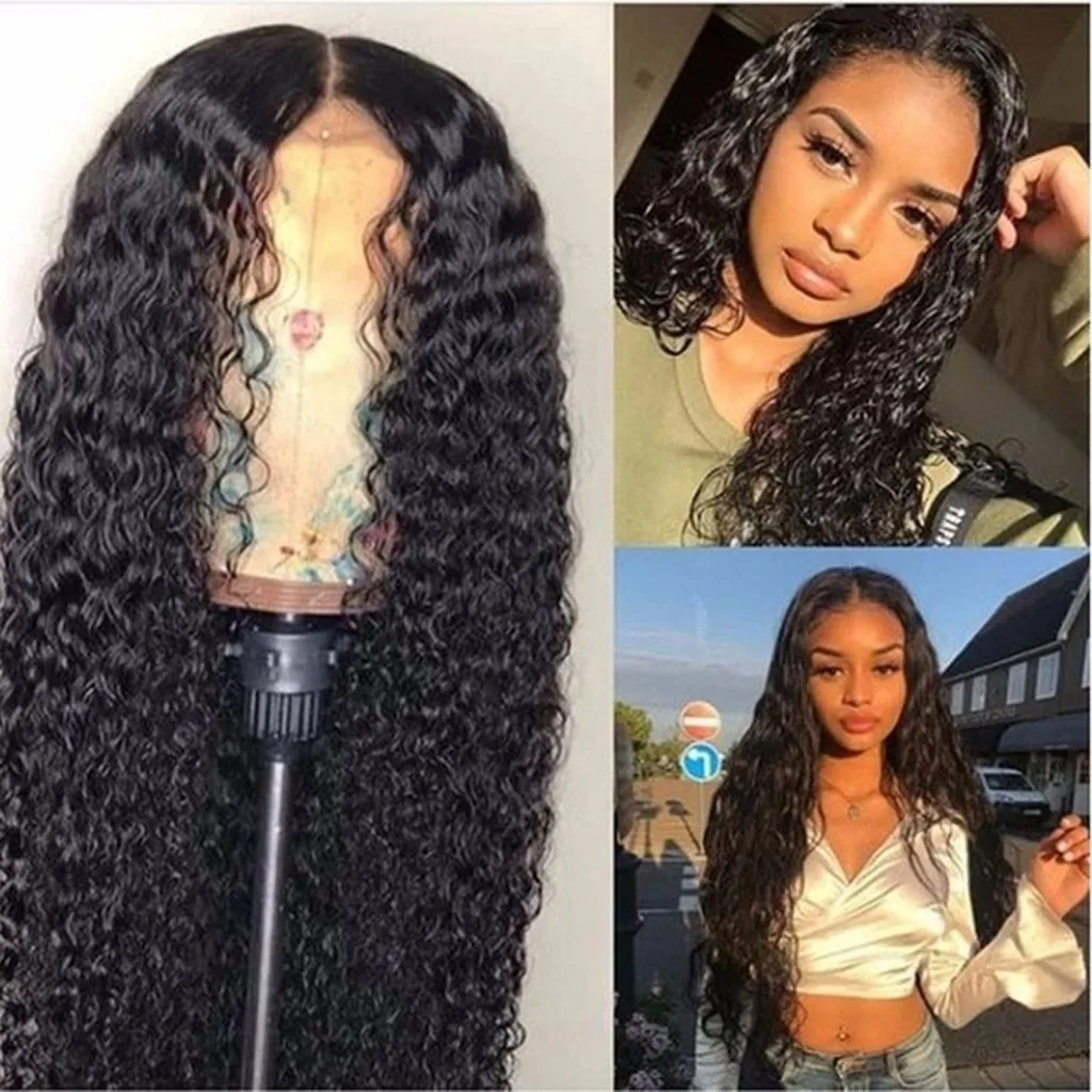 

2021 Peruvian Curly Human Hair Wig For Women Glueless Lace Front Human Hair