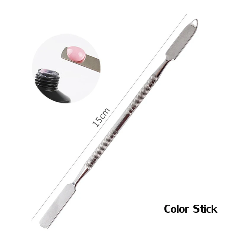 Color Stick 12 цветов наращивание ногтей гель лак камуфляж Строитель Строительство удлиннение ногтей Жесткий Желе поли гель решение УФ Гель-лак - Цвет: Color Stick