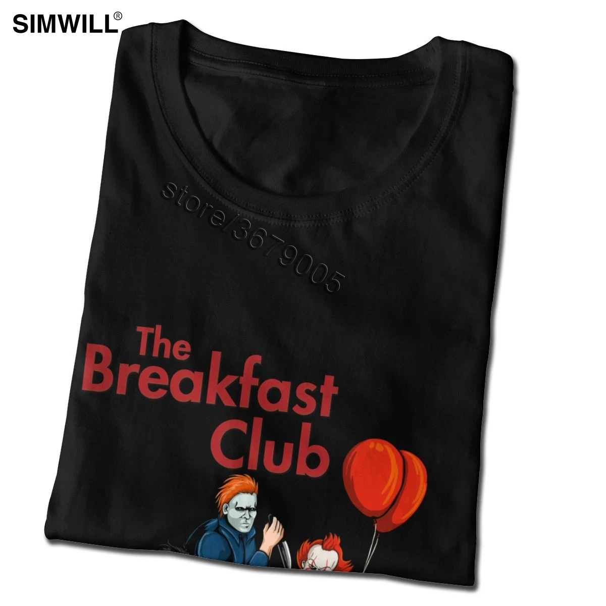 Футболка с короткими рукавами для клуба завтрак Стивен Кинг персонажи фильма