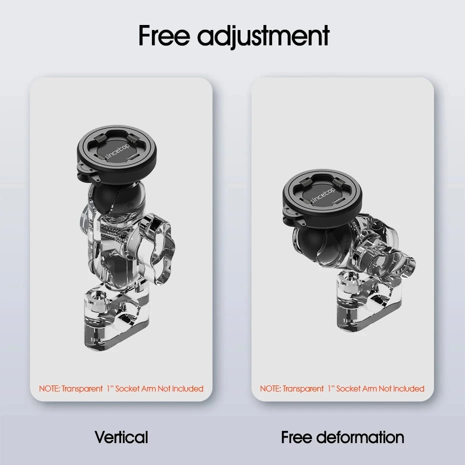 2021upgrade universal 1 inch ball motorcycle phone holder bike handlebar socket arm for moto quick mount clamp with ultra lock free global shipping