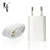 wall ac eu plug white color usb charger for iphone 8 pin usb charging cable charger adapter for apple iphone 5 5s 6 6s 7 plus
