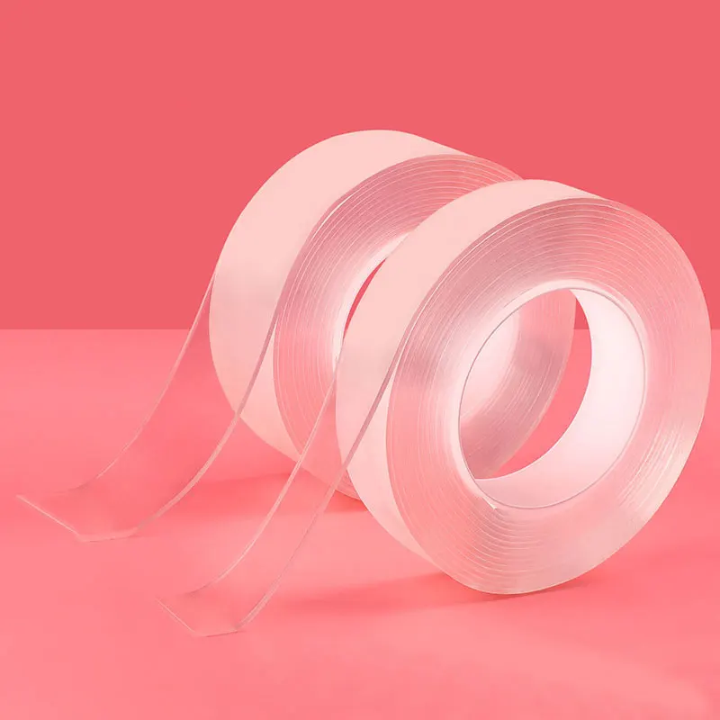 Новая Обновленная многоразовая Двухсторонняя клейкая нано-лента съемная