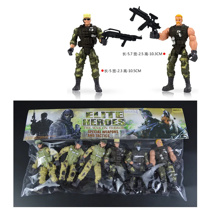 

U.S. special forces special police model anti terrorism elite doll joint movable doll with weapons