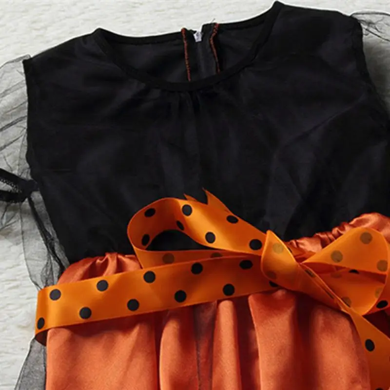 EDCRFV Детский карнавальный костюм ведьмы для девочек детское платье с короткими