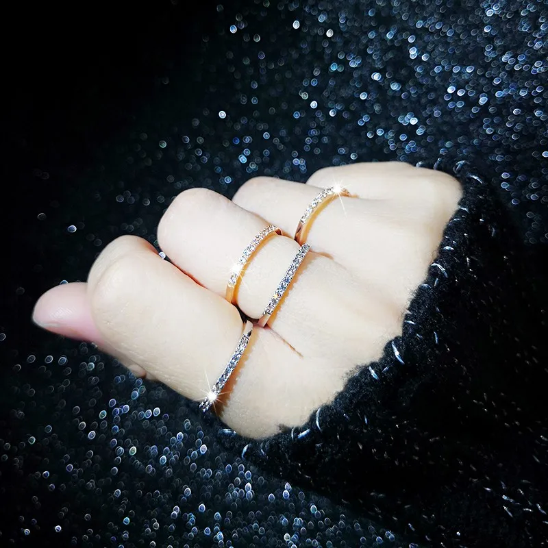 Одиночная распродажа стильное обручальное кольцо для женщин и мужчин лаконичное