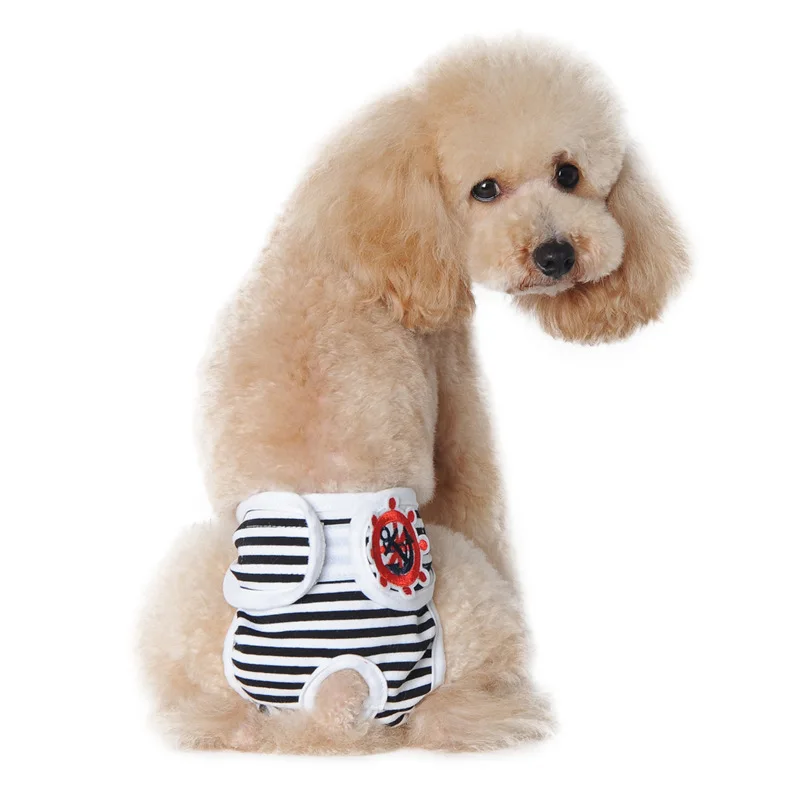 

New Cute Pet Dog Physiological Pants Panty Menstruation Pants For Female Teddy Underwear For Boy Dog Cat Practical Pants
