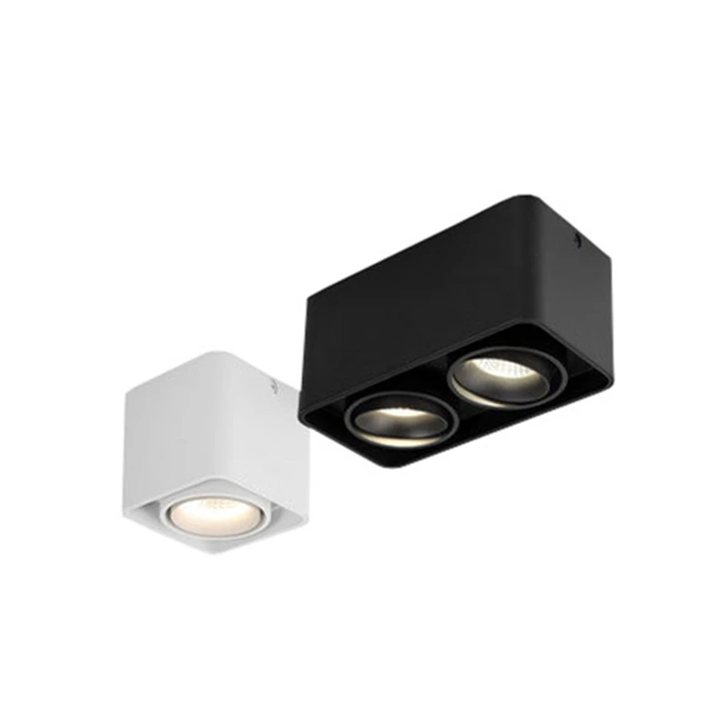 Квадратный поверхностный монтируемый COB потолочный светильник 7 Вт 12 14 28