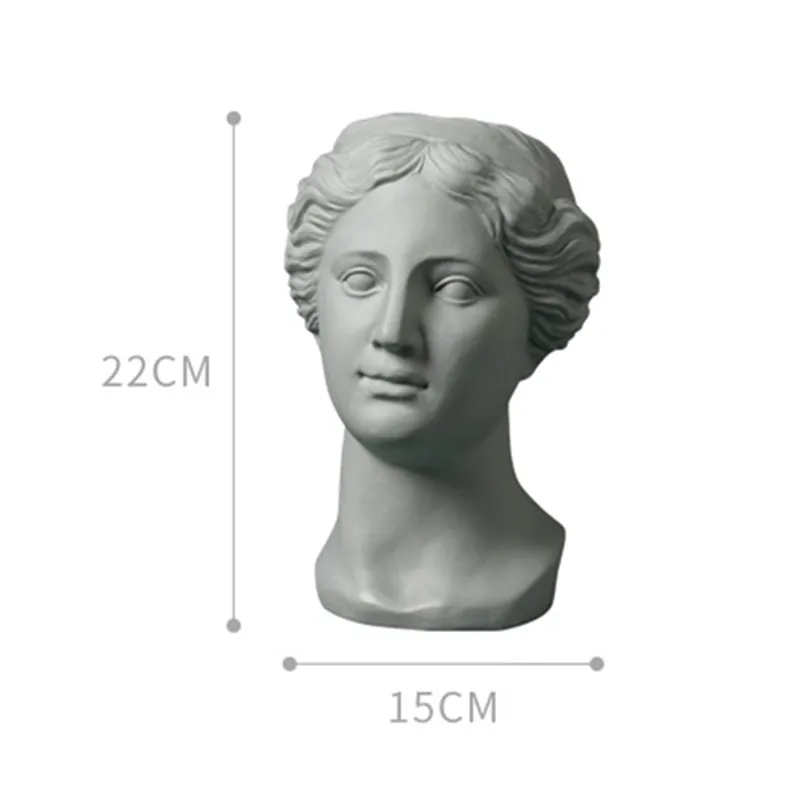 

Sales Abstraction Flower Bouquet Venus Vase Ceramic Craftwork Office Creative Home TV Cabinet Roman Mythology Decoration L2906