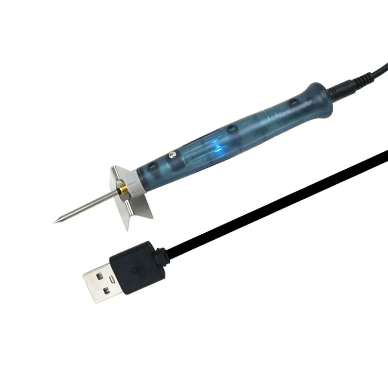 Домашний электрический мини паяльник 5 В 8 Вт портативный USB ручка/наконечник