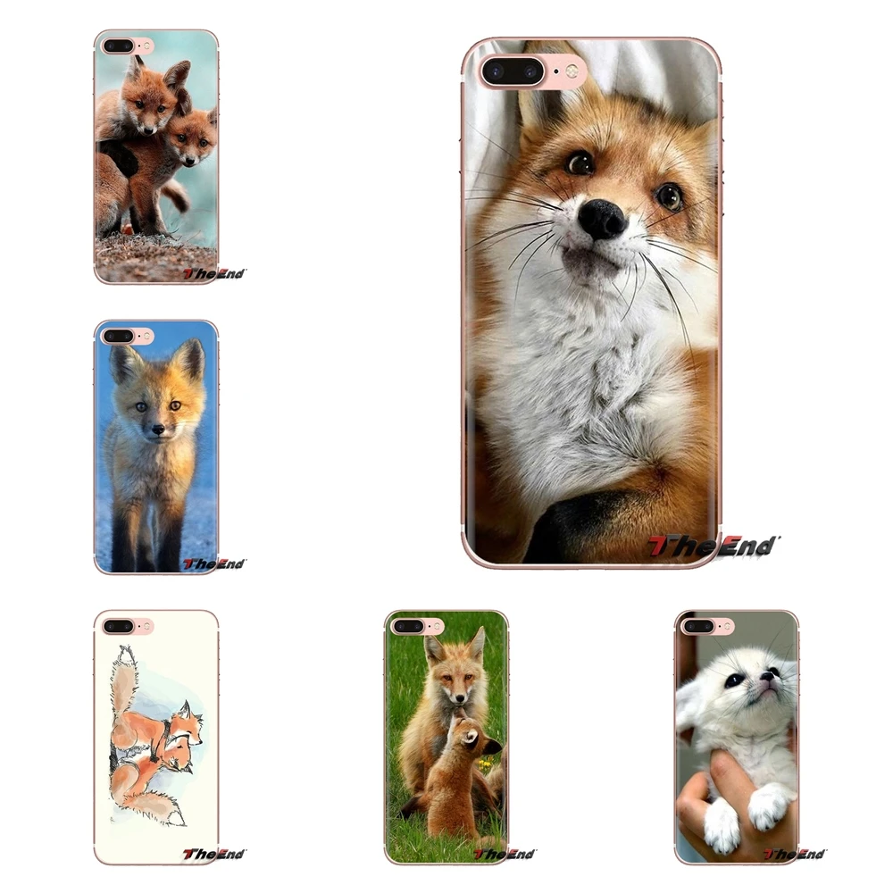 Крышка корпуса телефона узор Детские лисы красный розовый лиса для LG Spirit Motorola Moto