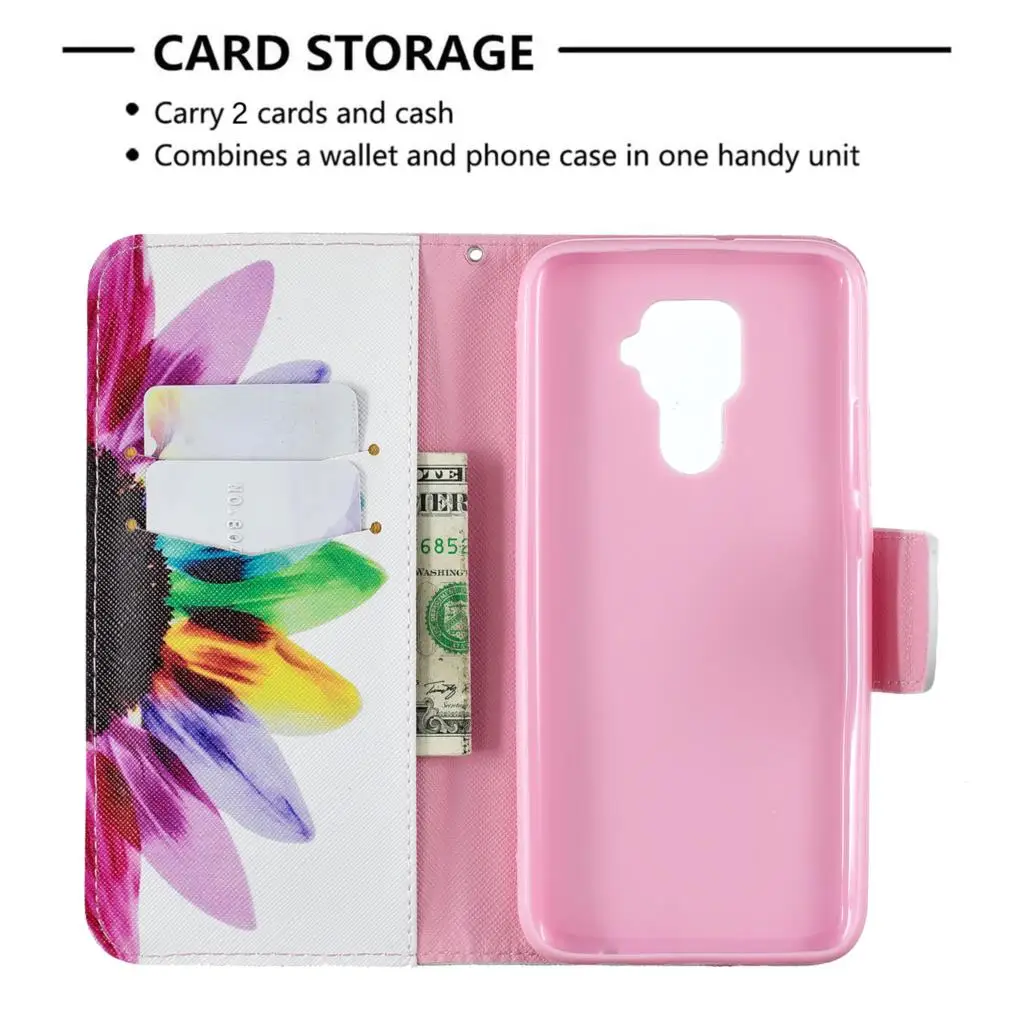 Bright Flip Cases For Huawei Nova 5i PU Leather Wallet Phone Cover Movil ajax P20 Lite 2019 Mate 30 4E 6 SE Pro | Мобильные телефоны