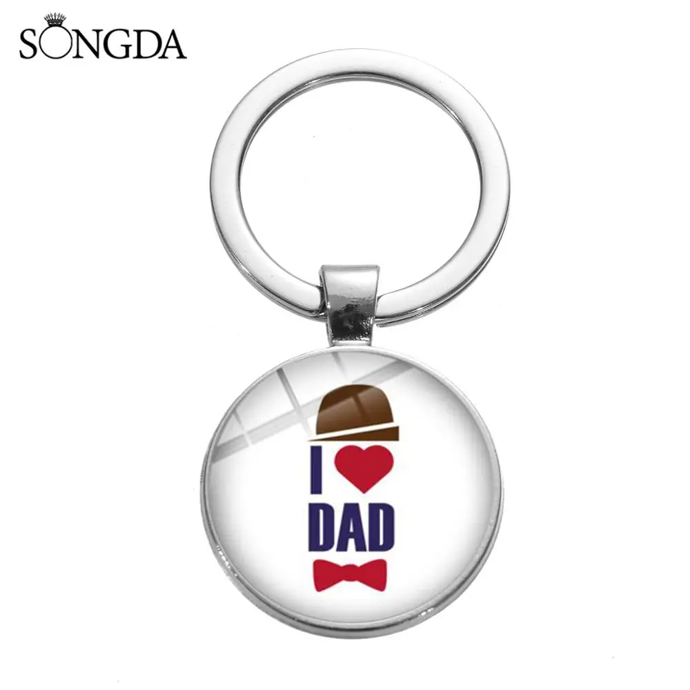 Стильная футболка с изображением персонажей видеоигр принтом I Love Dad цепочка для