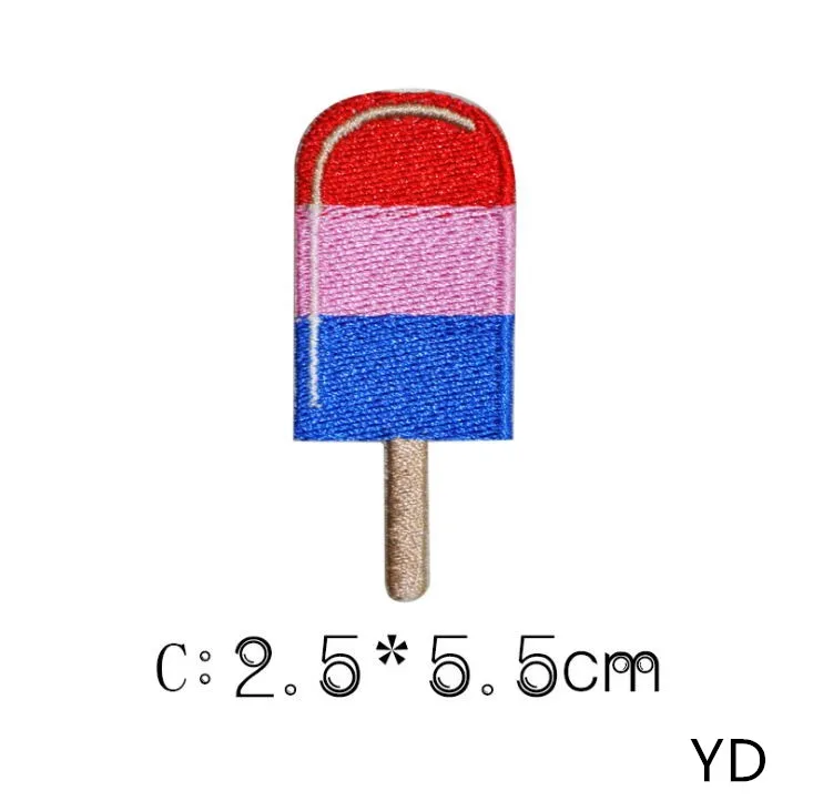 Новое поступление 10 шт. фрукты вышитые патчи железные на пришить Мотив