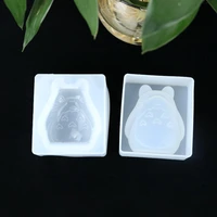 diy crystal epoxy 3d stereo totoro silicone mold manually set up toy gift decoration
