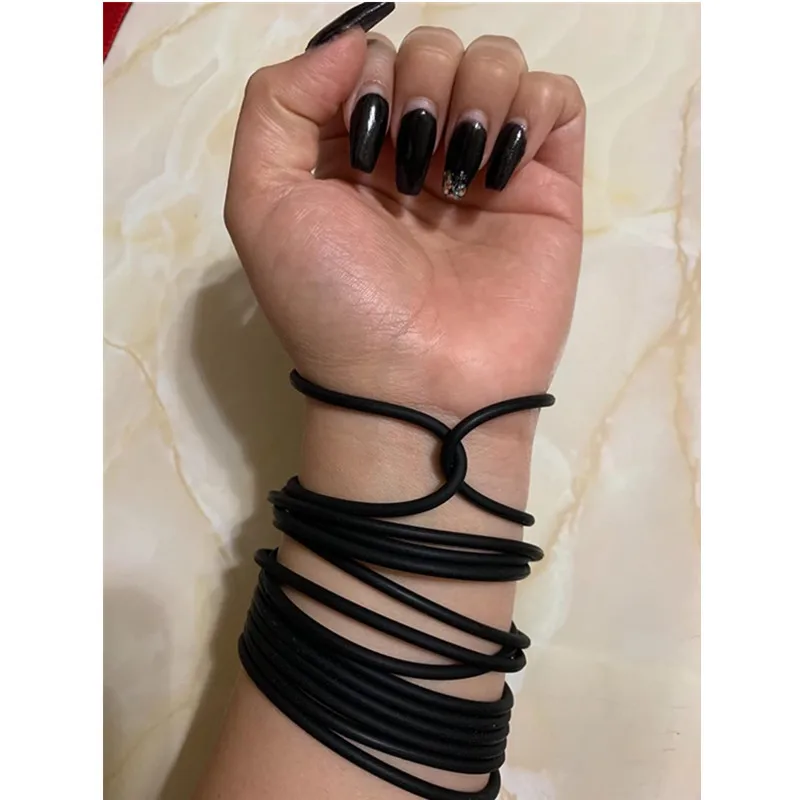 10 шт черный силиконовые браслеты в стиле панк рок резиновая унисекс браслет для