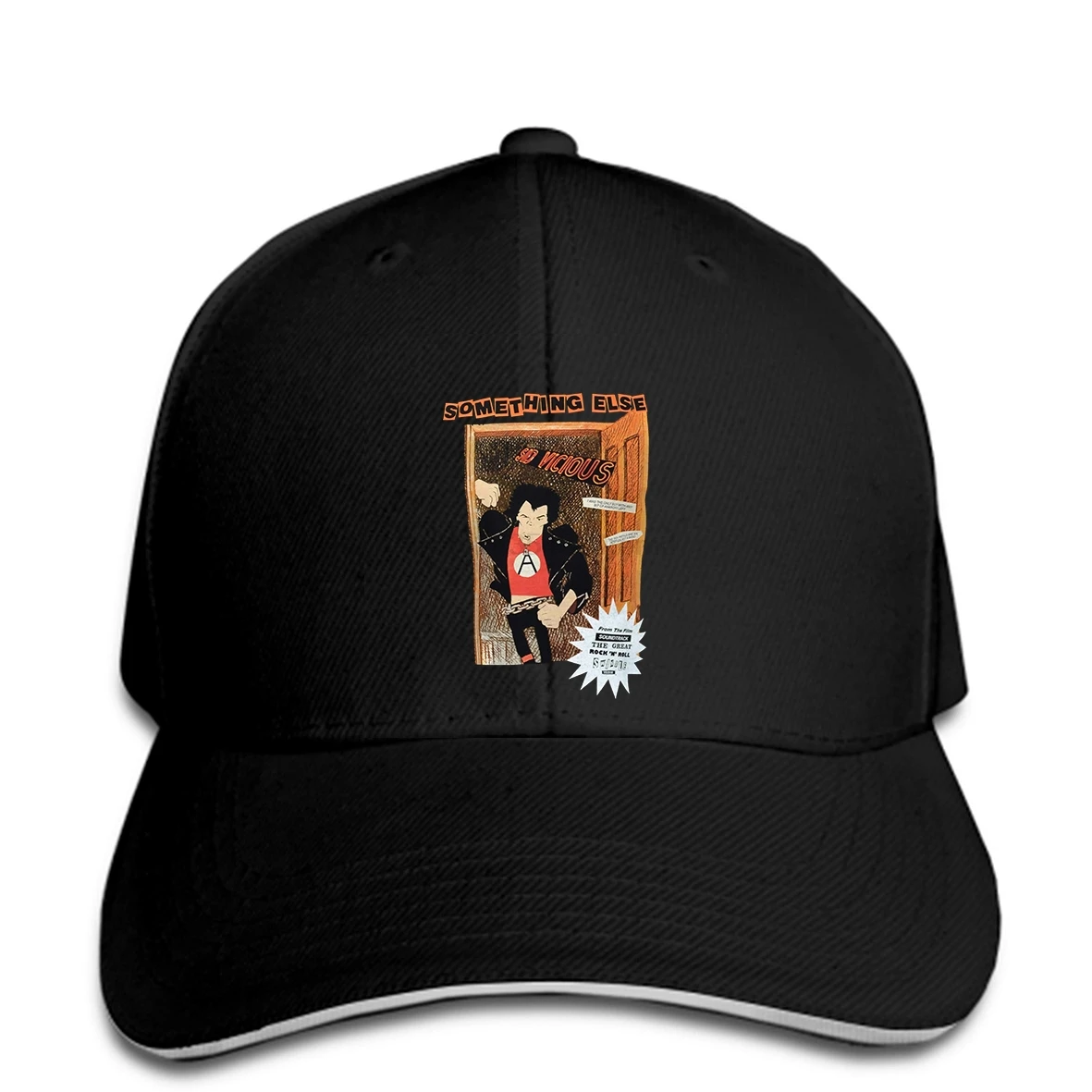 

Baseball Cap MENS PUNK SEDITIONARIES 1977 ROCKER SID VICIOUS SOMETHING ELSE ANARCHY Snapback hat peaked