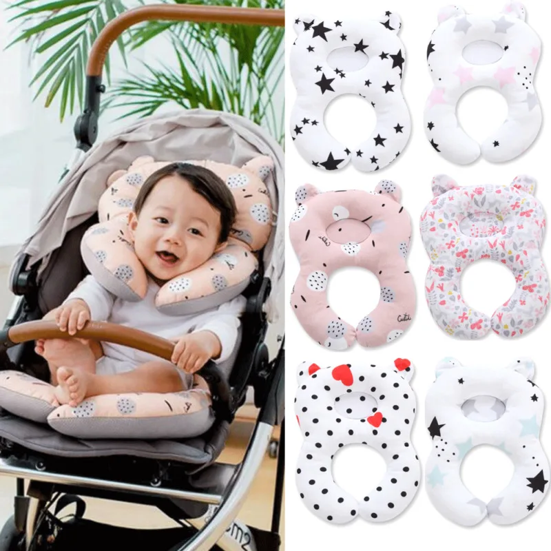 Pudcoco 2019 Brand New Style Baby Car Seat Stroller Pram Soft Head Neck Body Support Cushion Pillow Newborn | Мать и ребенок
