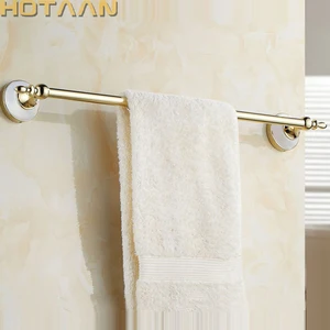 Ретро Стиль настенный золотистое покрытие 60 см один Полотенца бары Ванная комната Полотенца вешалка Аксессуары для ванной комнаты Полотенца стеллаж для выставки товаров 17896-G