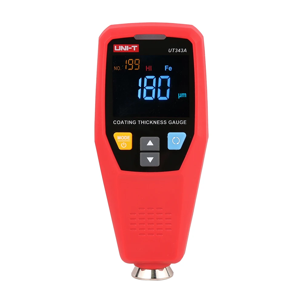 

UNI-T UT343A Auto Thickness Gauge Automotive Paint Coating Film Thickness Tester Manual Ultra Precision 0.1micron Measure Tool