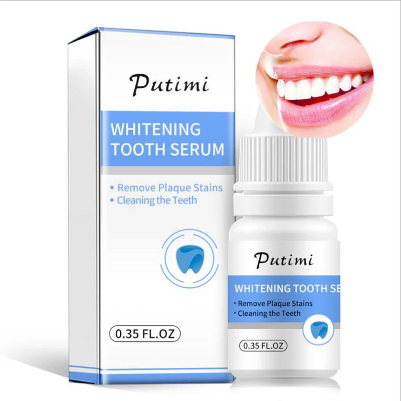 

Teeth Whitening Essence Clean Oral Hygiene Whiten Remove Plaque Stains Dental