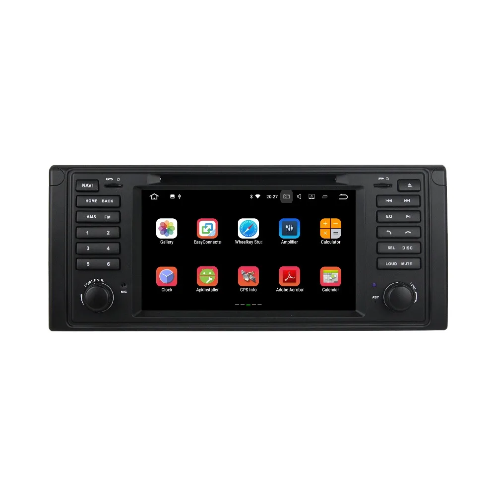 Автомагнитола Canbus DSP 7 дюймов 1 Din 8 ядер Android 9 0 для BMW E39 1995 2002 автомобильный