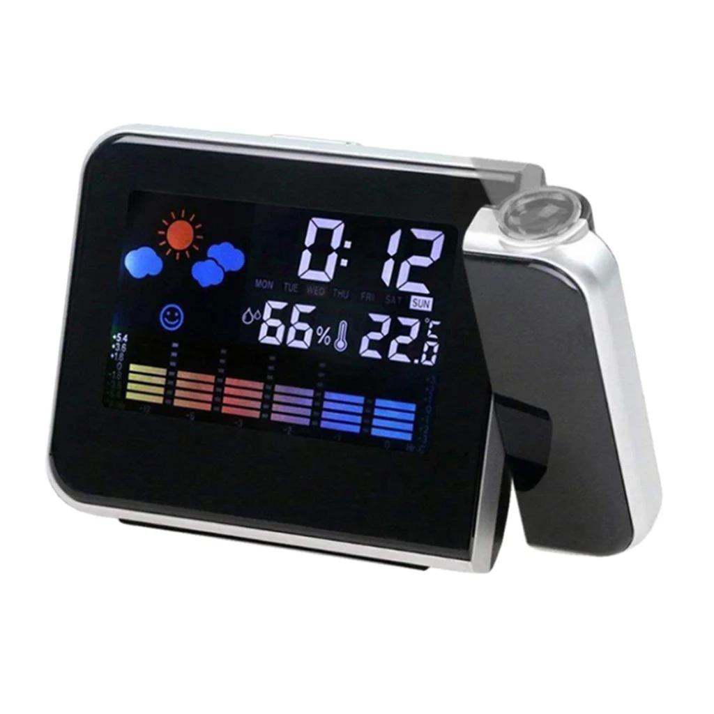 

Projection Clock Desk Table Digital Backlight LED Alarm Clock with Time & Date &
