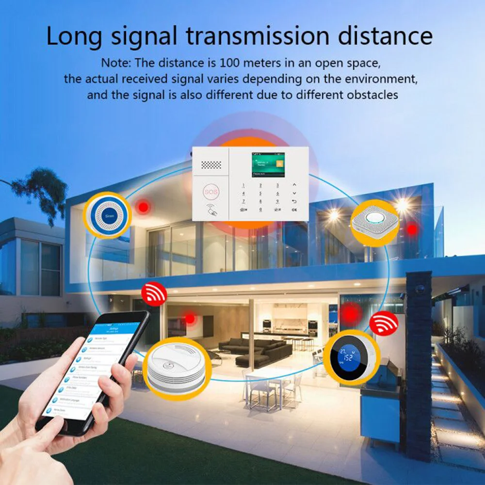 Новый WI FI GSM 4G Беспроводной охранная система охранной сигнализации для дома с