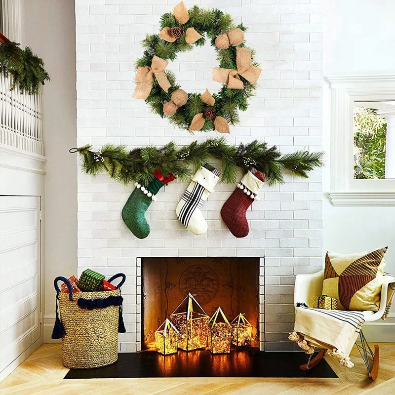 

Winter Wreath,Christmas Front Door Decoration,Holiday Wreaths,Green Christmas Door Wreath,Year Round Wreath