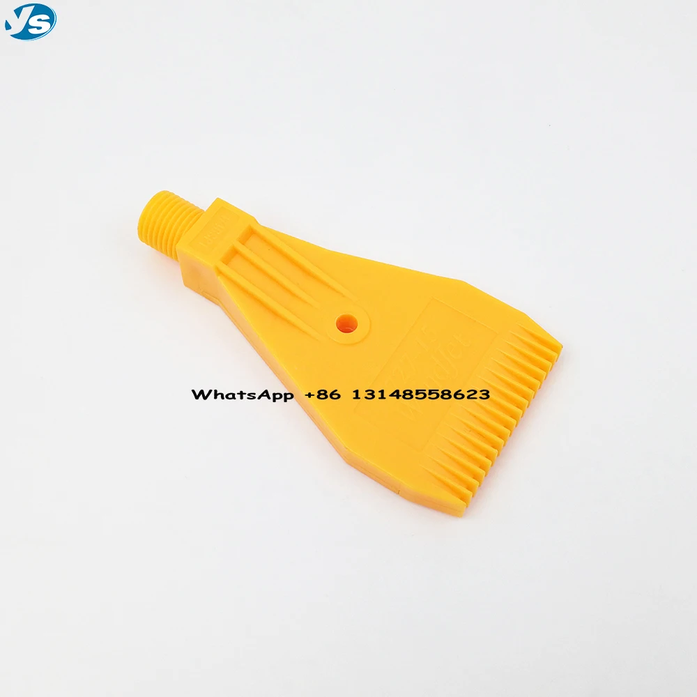 10 шт 1/4 &quotBSPT размер резьбы ABS материал 727-15Flat Wind Jet Воздушные форсунки | Дом и сад